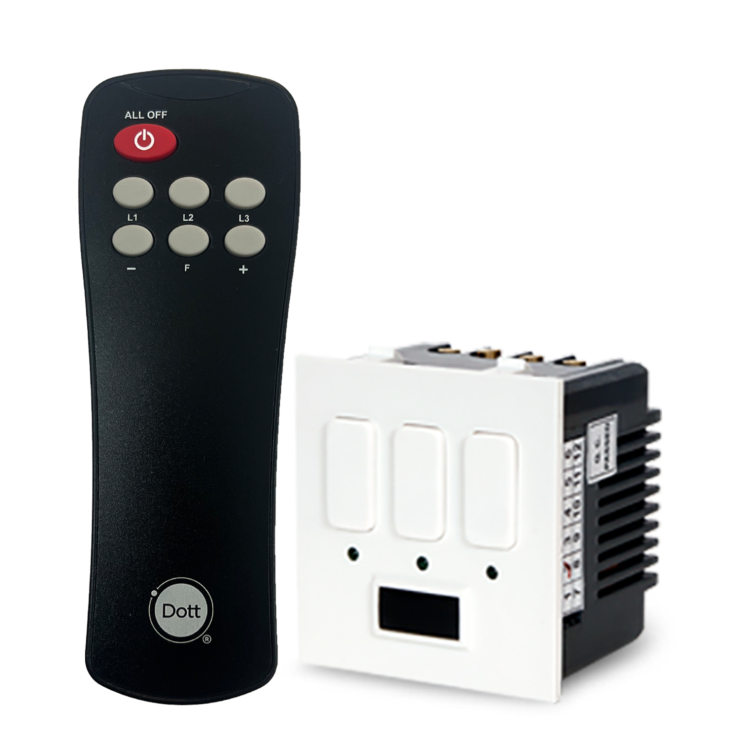 CUBE L-Modular Remote Switch For 3 Lights